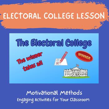 Preview of FREE 2024 Electoral College Lesson for Middle School
