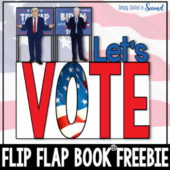 Preview of ELECTION DAY FREEBIE Flip Flap Book®