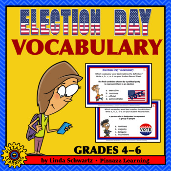 Preview of ELECTION DAY VOCABULARY