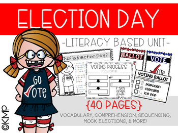 Preview of ELECTION DAY - literacy based activities