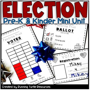 Preview of ELECTION Voting Mini Unit l PRESCHOOL Kindergarten 1st Grade