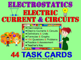 ELECTRICITY: ELECTROSTATICS, ELECTRIC CURRENT & CIRCUITS. 