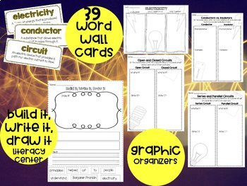 ELECTRICITY EXTRAVAGANZA: Science and Literacy Unit | TpT