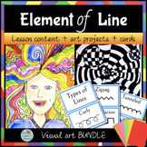 Elements of Art for LINE BUNDLE with mini art projects and