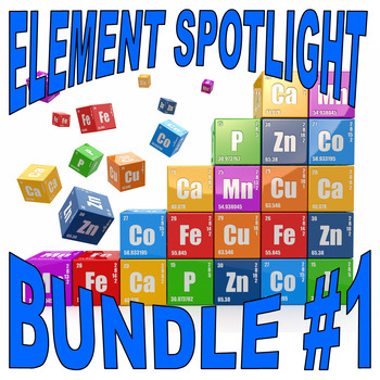 Preview of ELEMENT SPOTLIGHT BUNDLE 1 (30 ARTICLES / CHEMISTRY / SCIENCE / ELA / SUB)