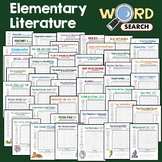 ELEMENTARY LITERATURE Word Search Puzzle Reading & Vocabul