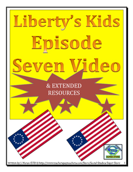 Preview of ELEMENTARY- Liberty's Kids Video Guide #7- Green Mountain Boys