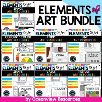 Preview of ELEMENTS OF ART-ALL 7 UNITS BUNDLE.