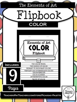 Preview of ELEMENTS OF ART FLIPBOOK- COLOR