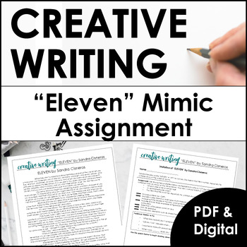 Preview of ELEVEN by Sandra Cisneros Creative Writing Assignment W/ 2 Days of Lesson Plans