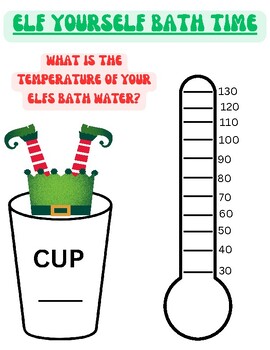 Preview of ELF Bath Time Science and Water Experiment