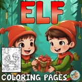 ELF Coloring Pages | Coloring Sheets | Activities
