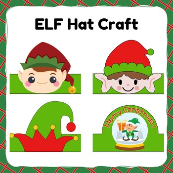 ELF Hat Craft | Christmas ELF Hats | Elf Hat/Crown by Blooming Kids Club