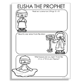 ELISHA THE PROPHET Bible Story Activity | Old Testament Wo
