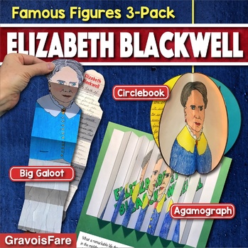Preview of ELIZABETH BLACKWELL ACTIVITIES: 3 Hands-On Biography Projects