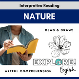 ELL | Artful Reading Comprehension - Nature (EDITABLE!)