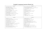 ELL Book List