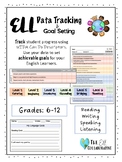 ELL Data Tracking & Goal Setting Grades 6-12