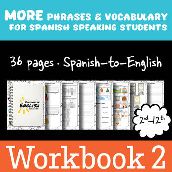 Preview of Learning English for Spanish Speakers Book 2 - Beginner/Intermediate
