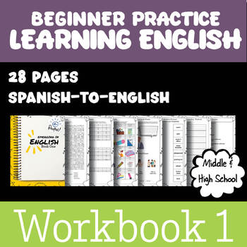 Preview of Learning English for Spanish Speakers Book 1 - Beginner