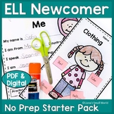 ESL - ELL  Newcomer Beginner Curriculum Booklet of Activit
