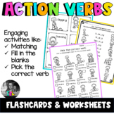 ELL/ESL Action Verbs- ESL Flashcards & Worksheets ELL & ES