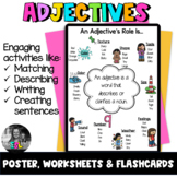 ELL/ESL Adjectives ESL Flashcards, Worksheets & Activities