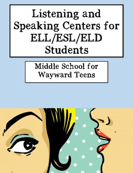 Preview of ELL/ESL/ELD Listening and Speaking Centers