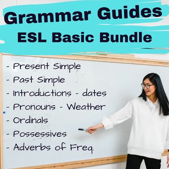 Preview of ELL Newcomers Packet for Beginner English Grammar & Writing | ESL Curriculum