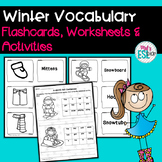 ELL/ESL Winter Vocabulary- Flashcards, Worksheets & Activities