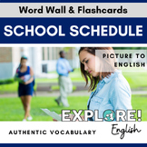 ELL / English | EDITABLE School & Classes Word Wall & Voca