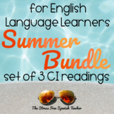 ELL English Language Learners Summer CI Reading and Activi