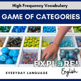 ELL Game of Categories: Engaging, Low-Prep EDITABLE Vocabu