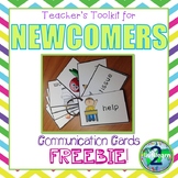 ELL Newcomer Carry Around Basic Communication Cards FREEBIE!