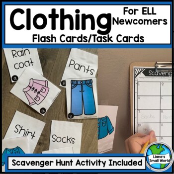 ELL Newcomer Clothing Bundle by Liana's Small World | TpT