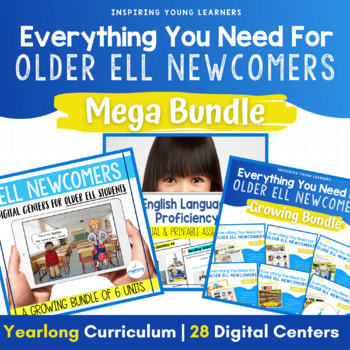 Preview of ESL Newcomers Curriculum, Activities & Vocabulary, ESL Curriculum Map (Older)