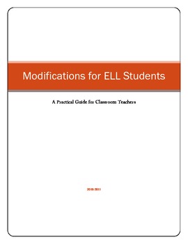 Preview of ELL Reading Modifications