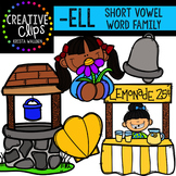 ELL Short E Word Family {Creative Clips Digital Clipart}