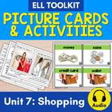ELL Vocabulary Flashcards: Unit 7,Shopping {For English Su