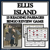 ELLIS ISLAND - Reading Passages and Bingo Review Game