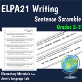 ELPA21 Writing (GR 2-3) - Sentence Scramble