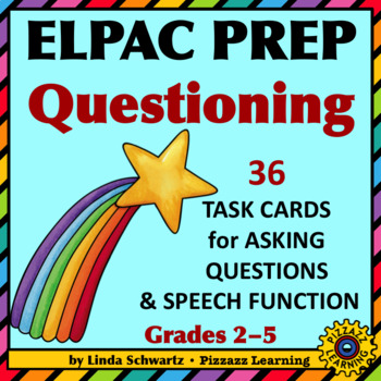 Preview of ELPAC PREP • QUESTIONING • Asking Questions and Speech Function