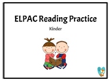ELPAC PREP Reading Practice Sets Kinder