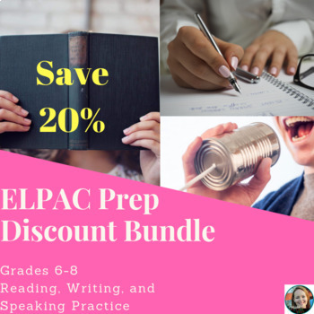 Preview of ELPAC Prep Discount Bundle