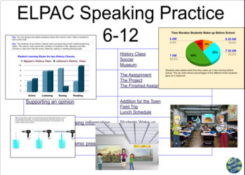 Preview of ELPAC Speaking Practice 6-12