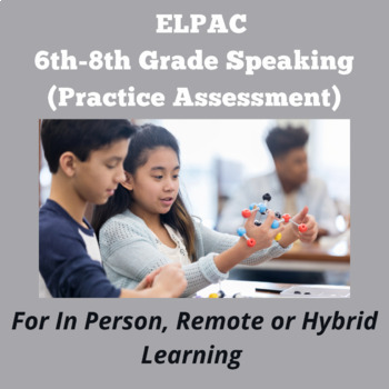 Preview of ELPAC- Speaking- Present and Discuss Information #3 (6th-8th Grade)