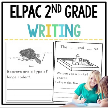 Preview of ELPAC Writing Practice Test Questions for 2nd grade