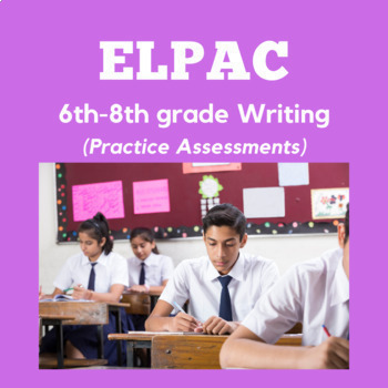 Preview of ELPAC-Writing Section- Describe a Picture #1 (6th-8th Grade)