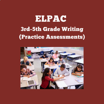 Preview of ELPAC Writing Section- Describe a Picture #1  (Grades 3-5)