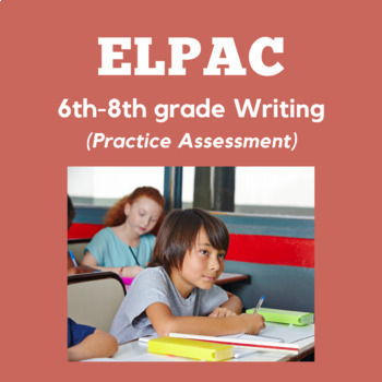 Preview of ELPAC-Writing Section- Describe a Picture #2 (6th-8th Grade)